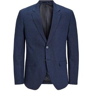 Jack & Jones Jprriviera Linen Blazer Slim Fit S Pls, navy, 68