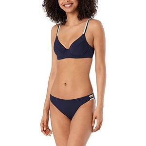 Schiesser Bikiniset voor dames, donkerblauw, XS