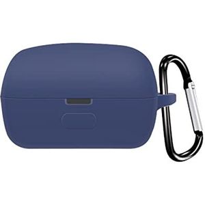Siliconen hoes voor Sony LinkBuds WF-L900 Bluetooth-hoofdtelefoon, licht, antislip, eenvoudig te dragen siliconen beschermhoes voor Bluetooth-hoofdtelefoon (donkerblauw)