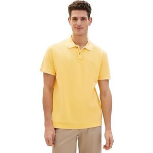 TOM TAILOR Poloshirt voor heren, 34663 - zonnig geel, L