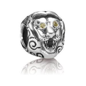 Pandora KASI 79443CZY Bead voor dames, 925 sterling zilver, leeuwenkop