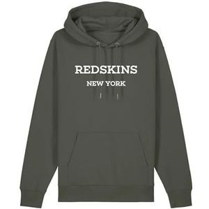 REDSKINS Slip-on sweatshirt voor heren, XXL, kaki, ontspannen, Groen, XXL