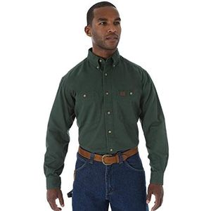 Wrangler RIGGS WORKWEAR Heren Big & Tall Logger Shirt - groen - XL
