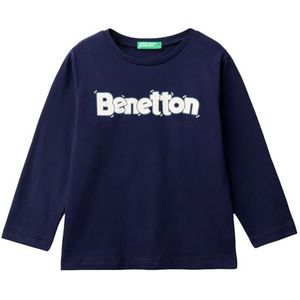 United Colors of Benetton t-shirt m/l, Blauw, 5 jaar