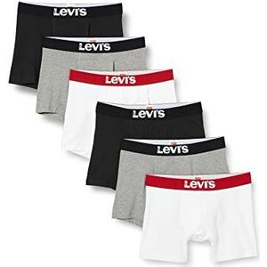 Levi's Heren Solid Men's Multipack 6 Pack Boxer Briefs