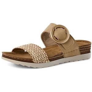 MARCO TOZZI 2-27191-44 damessandalen, beige, 37 EU