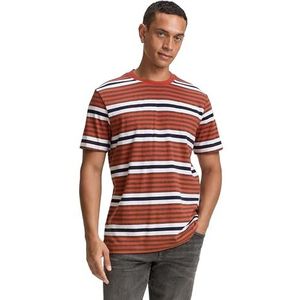 Gestreepte Bikini - Rust Red Multi Melange Stripe - 85% Katoen, 15% Polyester