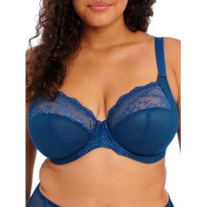 Elomi Dames Charley Stretch Lace Onderdraad Plunge BH, Ondoorzichtig, Benzine, 75K