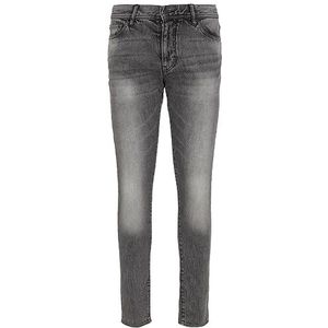 Armani Exchange Heren Super Skinny Light Grey Comfort Fabric Jeans, grijs, 32W