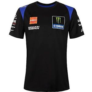 Valentino Rossi VR 46 Replik Yamaha Monster Team 2022 Tshirt, zwart, XXL voor heren