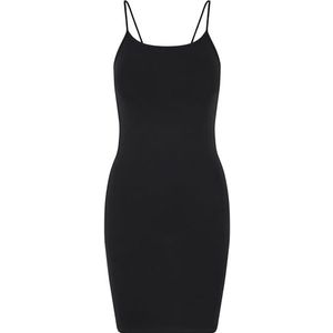 Urban Classics Dames Dames Stretch Jersey Slim Dress Jurk, zwart, 5XL