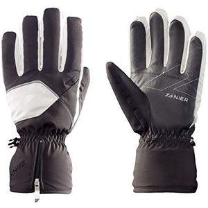 Zanier Unisex – volwassenen 93258-2010-8,5 handschoenen, zwart, wit, 8,5
