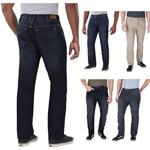 VertX Heren Defiance Jeans Casual Broek, Dark Wash, 36W x 30L, Donker wassen, 36W / 30L