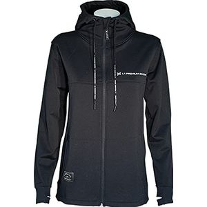 L1 Premium Goods Dames Meadows Zip Fleece Hoodie, zwart, S