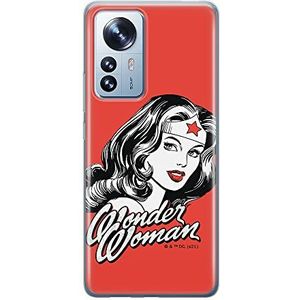ERT GROUP mobiel telefoonhoesje voor Xiaomi 12 PRO origineel en officieel erkend DC patroon Wonder Woman 023 optimaal aangepast aan de vorm van de mobiele telefoon, hoesje is gemaakt van TPU