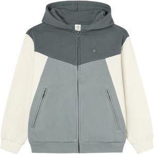 Springfield Nike C/S, open sweatshirtset, V-hals aan de zijkant, blauw, maat 5-6