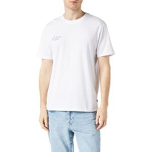 ONLY & SONS Onsfrancis Reg Tennis Club SS Tee T-shirt voor heren, wit (bright white), XS