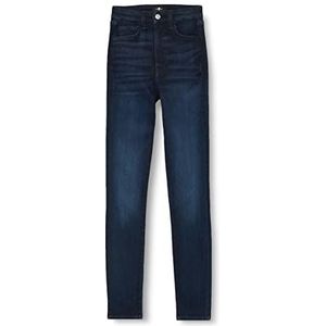 7 For All Mankind Ultra High Rise Skinny Jeans voor dames, Donkerblauw, 25W x 25L