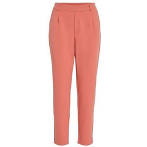 Broek - Hoge Taille - Slim Fit - Zwart - 66% Gerecycled Polyester