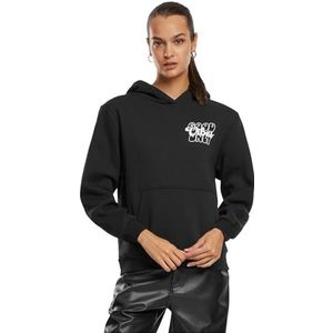 Miss Tee Good Vibes Puff Print, zwart, XS