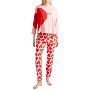 United Colors of Benetton Bovendeel van de pyjama voor dames, Roze, XS