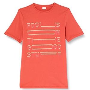 s.Oliver Junior Boy's T-shirt, korte mouwen, oranje, 176, oranje, 176 cm