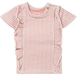 Noppies Baby Girls Tee Niceville Short Sleeve Stripe T-shirt meisjes, Rose Dawn - N026, 68 cm
