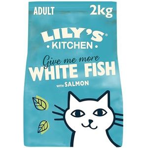 Lily's Kitchen Cat Fisherman's Feast Witte Vis met Zalm droogvoeder 2 kg