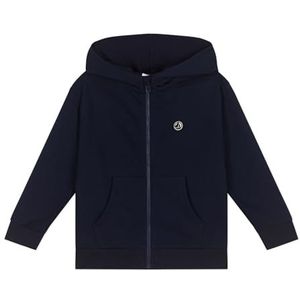 Petit Bateau Sweatshirt met capuchon voor kinderen en jongens, Blauw, 3 jaar
