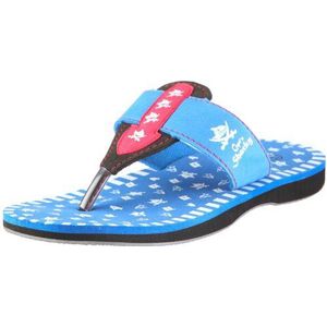 Capt'n Sharky jongens maik slippers, blauw oceaanwit, 31 EU