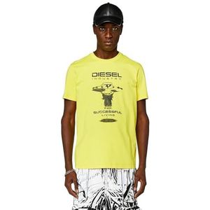 Diesel Diegor K69 T-shirt Met Korte Mouwen Geel L Man