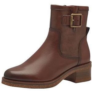 Marco Tozzi Dames Bootie Zip+Slip 2-25062-43 Modelaarzen, Cognac, 37 EU, cognac, 37 EU