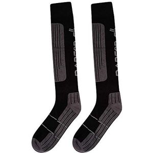 Dare2b Performance Premium gewatteerde zones naadloze constructie bij teen sokken, zwart/ebbenhout, 6-8