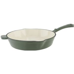 Castard Grillpan Glansgroen D22 X H4.8cm Gietijzer