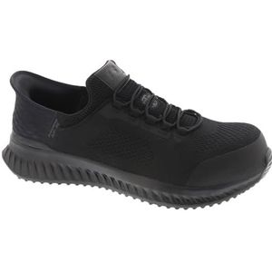 Skechers Men's Hands Free Slip-Ins Tilido Fletchit Comp Toe Construction Shoe, Black, 11.5 Wide