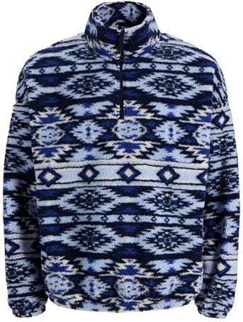 Jack & Jones - JOREDDIE - Coltrui - Blauw - Halve Rits