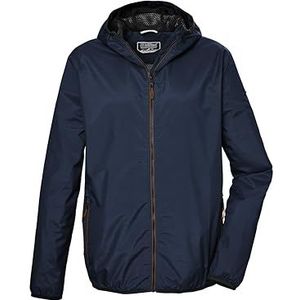 killtec heren Functioneel waterdicht/regenjack met capuchon KOS 112 MN JCKT, dunkelblau, XL, 42957-000