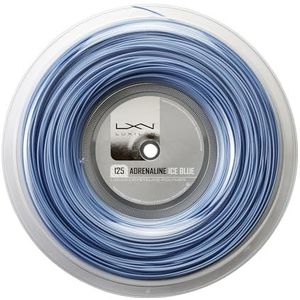 Luxilon Unisex Tennissnoer Adrenaline 125, 200 meter rol, blauw, 1,25 mm, WRZ990501