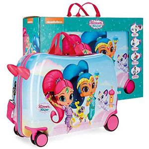 Shimmer and Shine Twinsies Multicolored Kids Rolling Koffer 50 x 38 x 20 cm Stijf ABS Combinatieslot 34 liter 2,3 kg 4 wielen handbagage