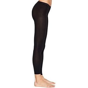 ESPRIT Dames Legging Cotton W LE Katoen Eenkleurig 1 Paar, Zwart (Black 3000), 40-42