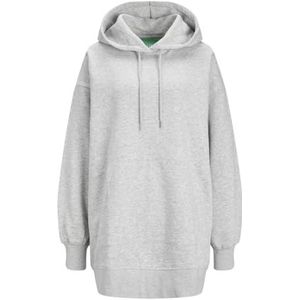 Bestseller A/S Dames JXALLY VOL LS Hood SWT capuchontrui, Light Grey Melange, XS, Light Grey Melange, XS