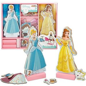Disney 48726 - Woomax-Disney Jgo jurken van hout, 32 x 28 cm, prinsessen