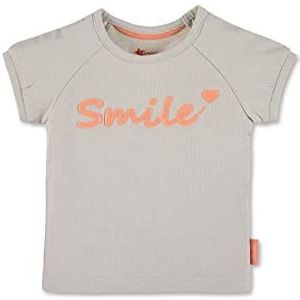 Sterntaler Smile T-shirt met korte mouwen voor babymeisjes, lichtgrijs, 74 cm
