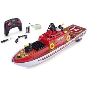 Carson 500108051 RC- Vuurboot 2.4G 100% RTR - Op afstand bestuurbare boot, RC boot, op afstand bestuurbare boot voor kinderen en volwassenen, inclusief afstandsbediening