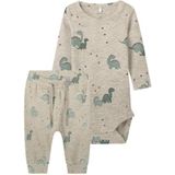 NAME IT Heren Nbmnohr Ls Body Set, Peyote Melange, Numeric_74, Peyote Melange, numeric_74