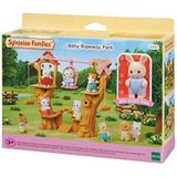 Sylvanian Families  5452 baby kabelbaanpark- speelset- 1 baby witkonijn speelfiguur