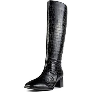 L37 HANDMADE SHOES Polar Nights Knee High Boot, voor dames, zwart, 36 EU
