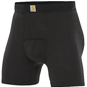 Carhartt Heren stretch boxershorts, 12,7 cm, 3-pack retroshorts, zwart, small, zwart, S