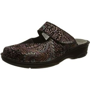 Berkemann - Heliane 03457-371 - Damesschoenen - Neon Paisley Zwart