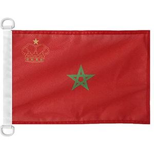 AZ FLAG Paviljoen watervlag Zivil Marokko 45 x 30 cm – vlag van Marokkaanse Marchand 30 x 45 cm